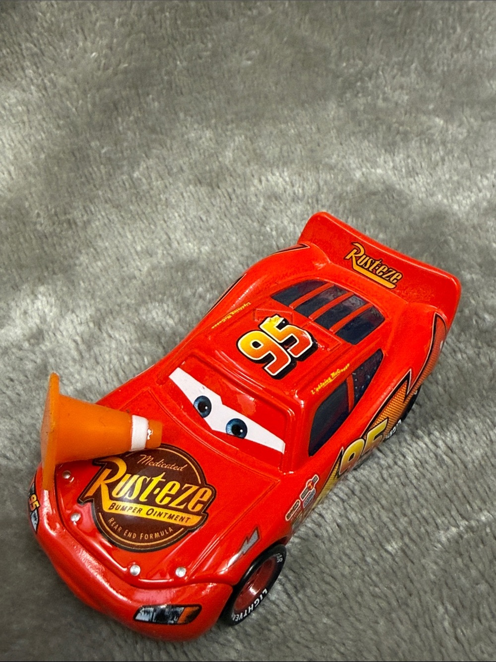 🏎️ Disney Pixar Cars Movie Toys Mcqueen with Cone Diecast Toy Car 1:55